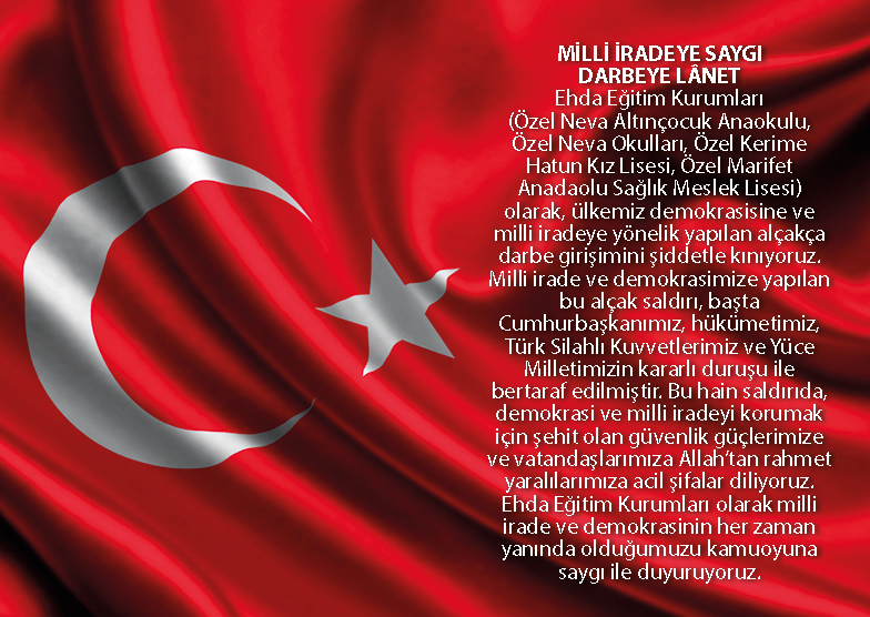 MİLLİ İRADEYE SAYGI DARBEYE LANET